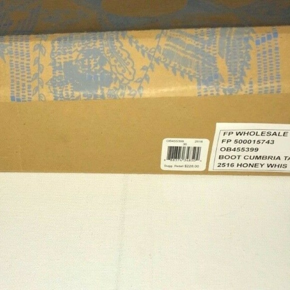 Free People Brown Tan Slouch Boots Honey Whiskey - Picture 8 of 8